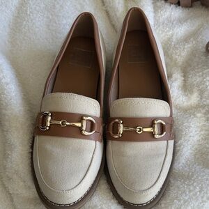 DV by Dolce Vita Brown and Cream Loafers
